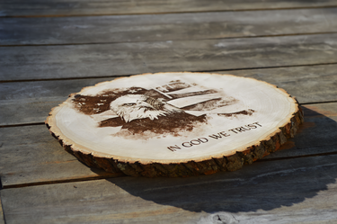 In God We Trust Oval Plaque - My Outdoor Dad
